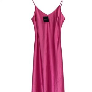 Forever 21, Satin Midi Dress, Size M